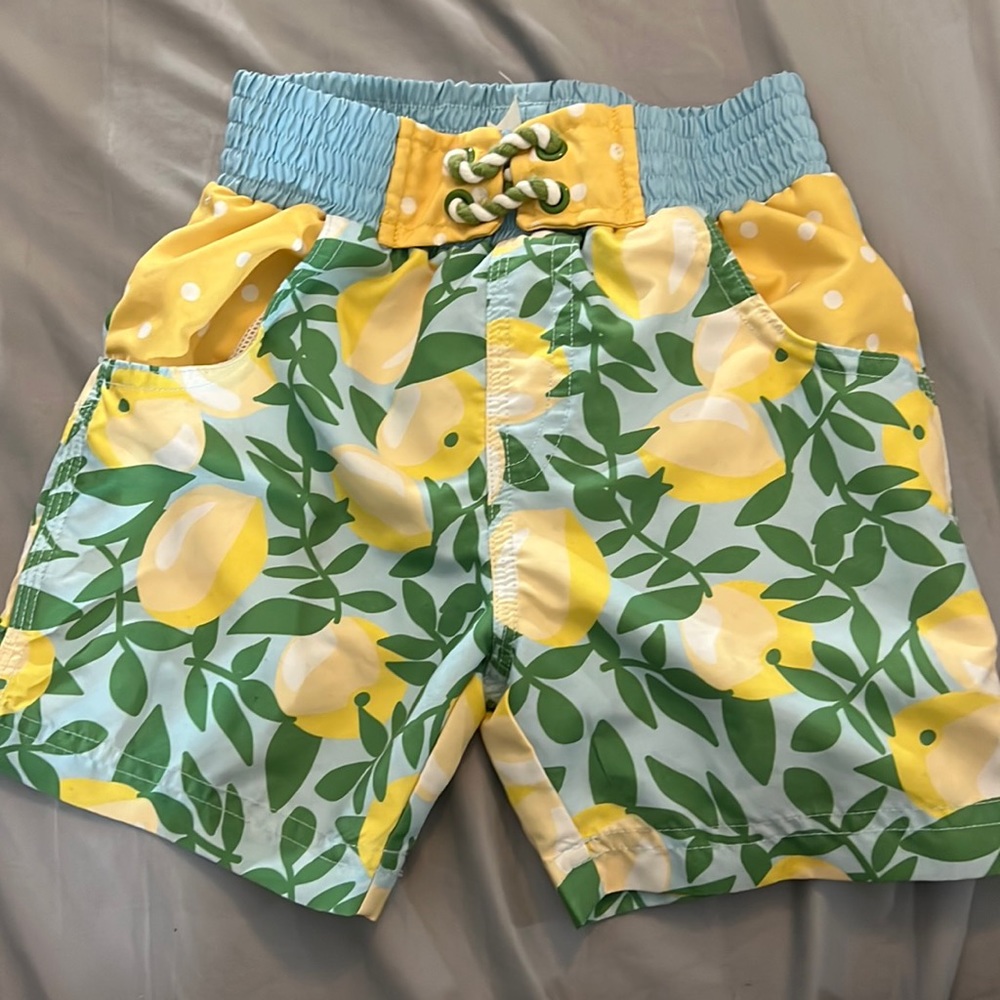 Matilda Jane lemon swimming trunks size 2